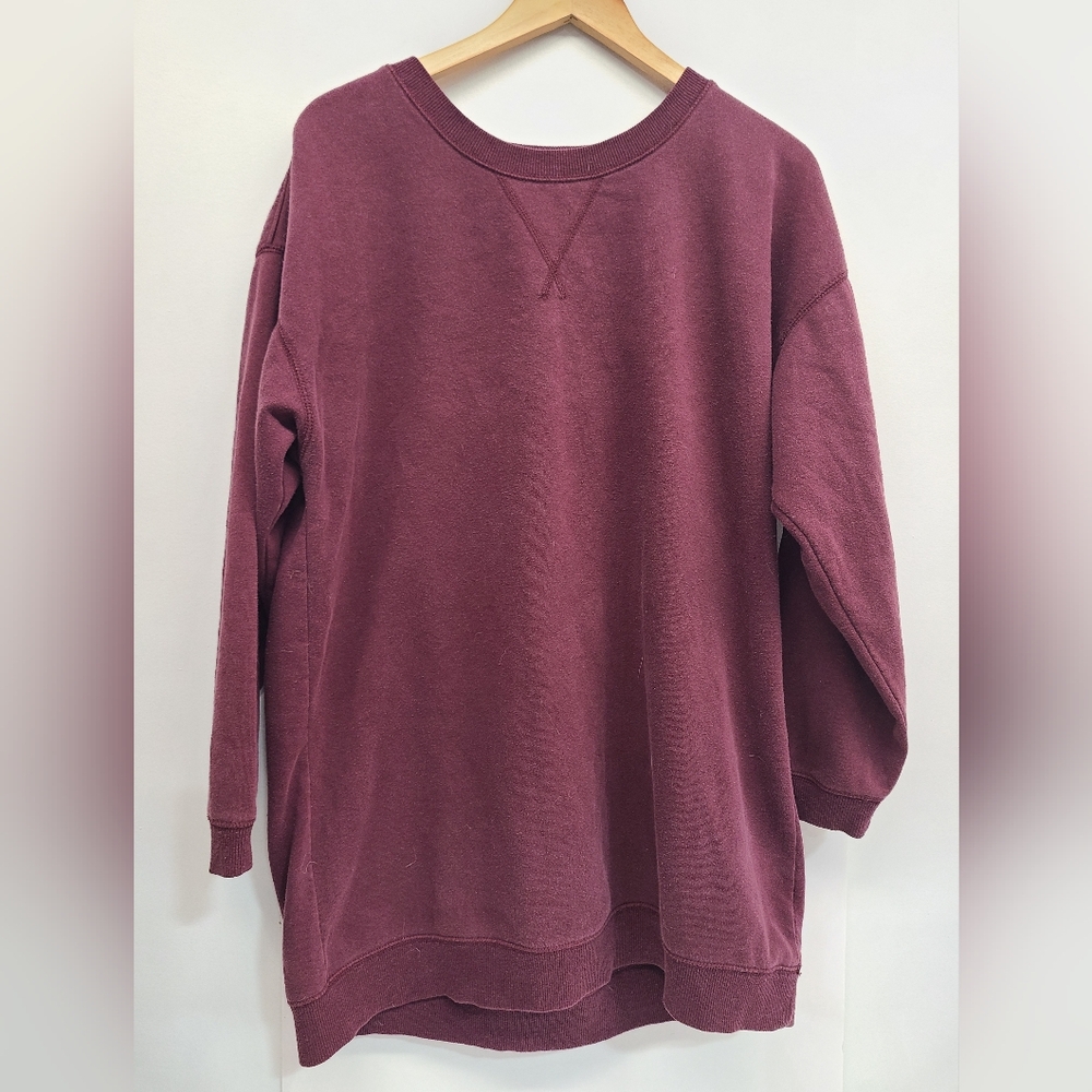 Garage burgundy large sweatshirt